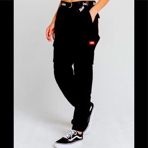 Dickies Girl Juniors' Black Cargo Pants size 3/26